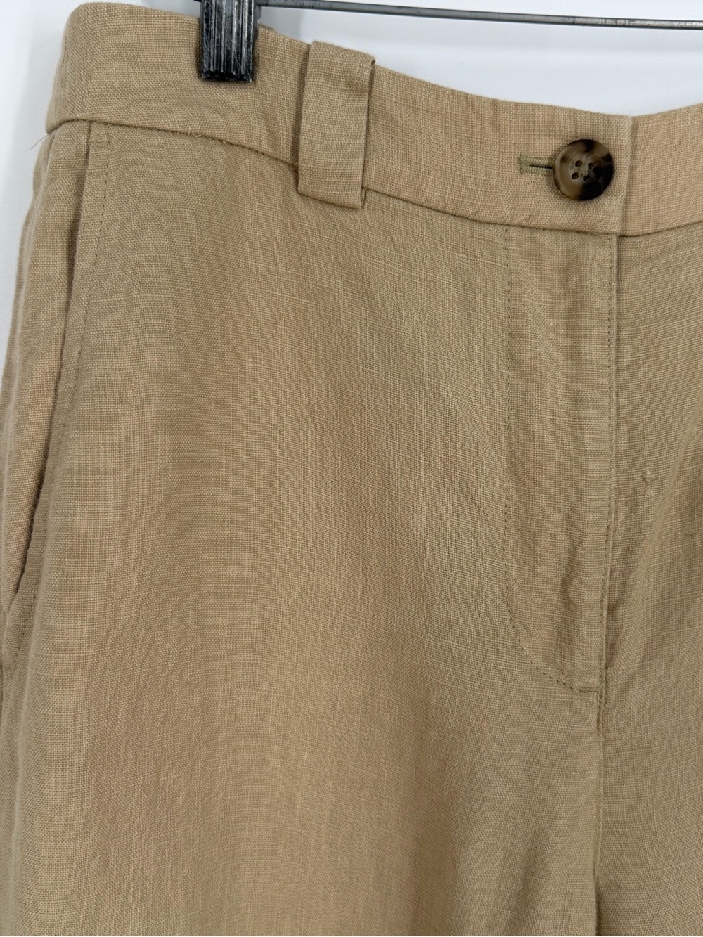 Boden Westbourne 100% Linen Wide Leg Pants 6 Old Money Euro Summer Minimalist - Picture 4 of 10